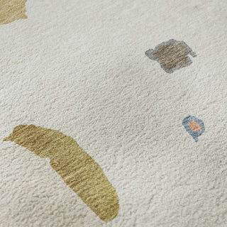 Piper Looms Mayfield Abstract AMF1028 Ivory Machine Washable Area Rug Swatch Image