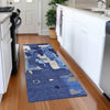 Piper Looms Mayfield Abstract AMF1028 Navy Machine Washable Area Rug Runner Lifestyle Image Feature
