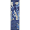 Piper Looms Mayfield Abstract AMF1028 Navy Machine Washable Area Rug Runner Main Image