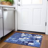 Piper Looms Mayfield Abstract AMF1028 Navy Machine Washable Area Rug Scatter Lifestyle Image Feature