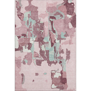 Piper Looms Mayfield Abstract AMF1028 Pink Machine Washable Area Rug main image