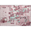 Piper Looms Mayfield Abstract AMF1028 Pink Machine Washable Area Rug Scatter Main Image