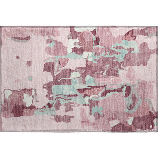 Piper Looms Mayfield Abstract AMF1028 Pink Machine Washable Area Rug Scatter Main Image