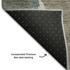 Piper Looms Mayfield Abstract AMF1028 Taupe Machine Washable Area Rug Backing Image