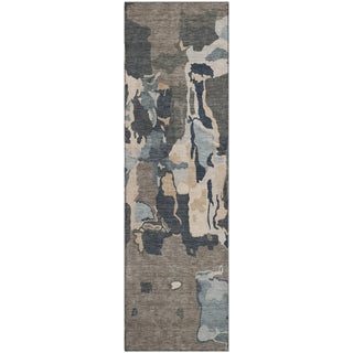Piper Looms Mayfield Abstract AMF1028 Taupe Machine Washable Area Rug Runner Main Image