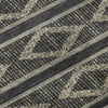Piper Looms Mayfield Geometric AMF1029 Black Machine Washable Area Rug Swatch Image