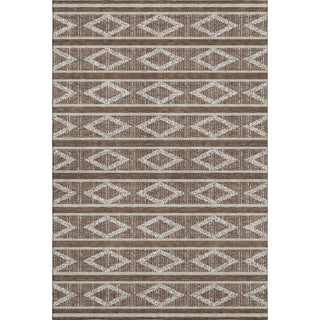 Piper Looms Mayfield Geometric AMF1029 Brown Machine Washable Area Rug main image