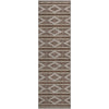 Piper Looms Mayfield Geometric AMF1029 Brown Machine Washable Area Rug Runner Main Image