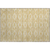 Piper Looms Mayfield Geometric AMF1029 Gold Machine Washable Area Rug Scatter Main Image