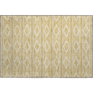 Piper Looms Mayfield Geometric AMF1029 Gold Machine Washable Area Rug Scatter Main Image