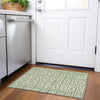 Piper Looms Mayfield Geometric AMF1029 Green Machine Washable Area Rug Scatter Lifestyle Image Feature