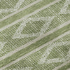 Piper Looms Mayfield Geometric AMF1029 Green Machine Washable Area Rug Swatch Image