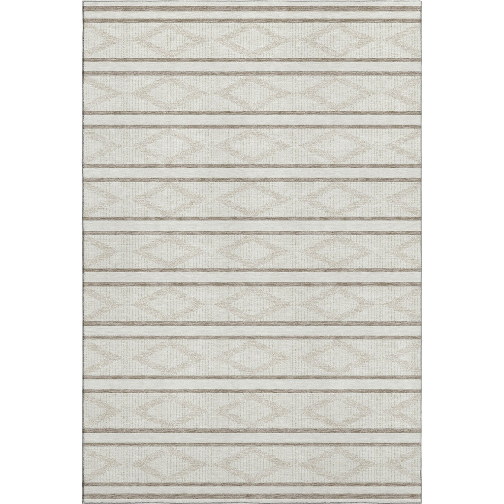 Piper Looms Mayfield Geometric AMF1029 Ivory Machine Washable Area Rug main image