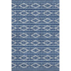 Piper Looms Mayfield Geometric AMF1029 Navy Machine Washable Area Rug main image
