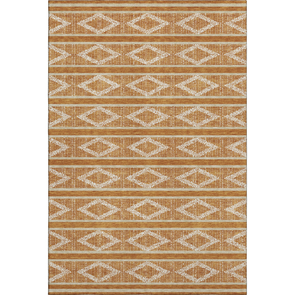 Piper Looms Mayfield Geometric AMF1029 Paprika Machine Washable Area Rug main image