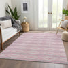 Piper Looms Mayfield Geometric AMF1029 Pink Machine Washable Area Rug Lifestyle Image Feature