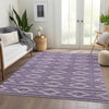 Piper Looms Mayfield Geometric AMF1029 Purple Machine Washable Area Rug Lifestyle Image Feature