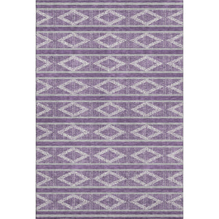 Piper Looms Mayfield Geometric AMF1029 Purple Machine Washable Area Rug main image