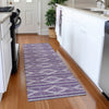 Piper Looms Mayfield Geometric AMF1029 Purple Machine Washable Area Rug Runner Lifestyle Image Feature
