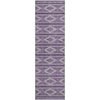 Piper Looms Mayfield Geometric AMF1029 Purple Machine Washable Area Rug Runner Main Image