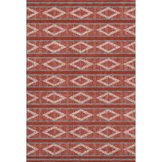 Piper Looms Mayfield Geometric AMF1029 Red Machine Washable Area Rug main image