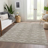 Piper Looms Mayfield Geometric AMF1029 Taupe Machine Washable Area Rug Lifestyle Image Feature