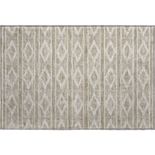 Piper Looms Mayfield Geometric AMF1029 Taupe Machine Washable Area Rug Scatter Main Image