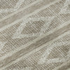 Piper Looms Mayfield Geometric AMF1029 Taupe Machine Washable Area Rug Swatch Image