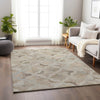 Piper Looms Mayfield Scallop Diamonds AMF103 Ivory Machine Washable Area Rug Lifestyle Image Feature