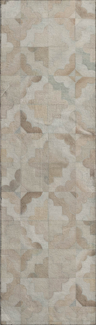 Piper Looms Mayfield Scallop Diamonds AMF103 Ivory Machine Washable Area Rug Runner Main Image