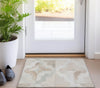 Piper Looms Mayfield Scallop Diamonds AMF103 Ivory Machine Washable Area Rug Scatter Lifestyle Image Feature