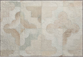Piper Looms Mayfield Scallop Diamonds AMF103 Ivory Machine Washable Area Rug Scatter Main Image