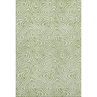 Piper Looms Mayfield Swirls AMF1030 Aloe Machine Washable Area Rug main image