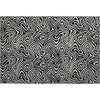 Piper Looms Mayfield Swirls AMF1030 Black Machine Washable Area Rug Scatter Main Image