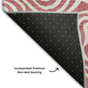 Piper Looms Mayfield Swirls AMF1030 Blush Machine Washable Area Rug Backing Image
