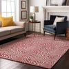 Piper Looms Mayfield Swirls AMF1030 Blush Machine Washable Area Rug Lifestyle Image Feature