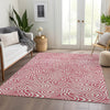 Piper Looms Mayfield Swirls AMF1030 Blush Machine Washable Area Rug Lifestyle Image Feature