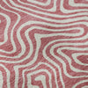 Piper Looms Mayfield Swirls AMF1030 Blush Machine Washable Area Rug Swatch Image