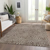 Piper Looms Mayfield Swirls AMF1030 Brown Machine Washable Area Rug Lifestyle Image Feature