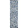 Piper Looms Mayfield Swirls AMF1030 Denim Machine Washable Area Rug Runner Main Image