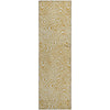 Piper Looms Mayfield Swirls AMF1030 Gold Machine Washable Area Rug Runner Main Image