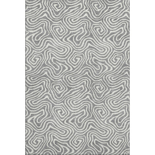 Piper Looms Mayfield Swirls AMF1030 Gray Machine Washable Area Rug main image