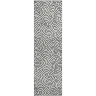 Piper Looms Mayfield Swirls AMF1030 Gray Machine Washable Area Rug Runner Main Image