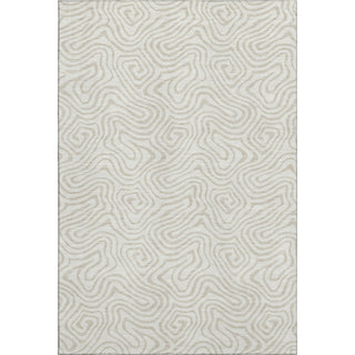 Piper Looms Mayfield Swirls AMF1030 Ivory Machine Washable Area Rug main image