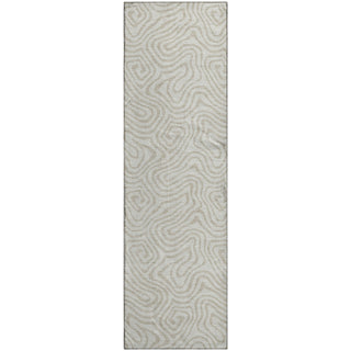 Piper Looms Mayfield Swirls AMF1030 Ivory Machine Washable Area Rug Runner Main Image
