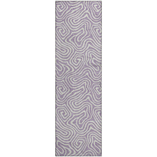 Piper Looms Mayfield Swirls AMF1030 Lavender Machine Washable Area Rug Runner Main Image