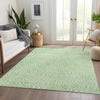 Piper Looms Mayfield Swirls AMF1030 Mint Machine Washable Area Rug Lifestyle Image Feature