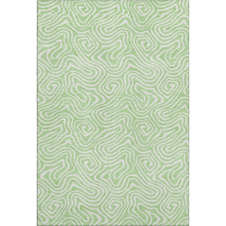 Piper Looms Mayfield Swirls AMF1030 Mint Machine Washable Area Rug main image