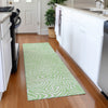 Piper Looms Mayfield Swirls AMF1030 Mint Machine Washable Area Rug Runner Lifestyle Image Feature