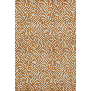Piper Looms Mayfield Swirls AMF1030 Paprika Machine Washable Area Rug main image